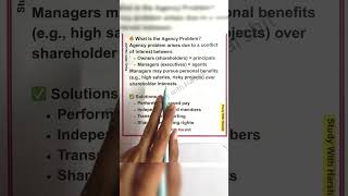 What is Agency Problem? | Financial Management Series Part 4 | MBA Sem 2 | 2025 | Study With Harshit