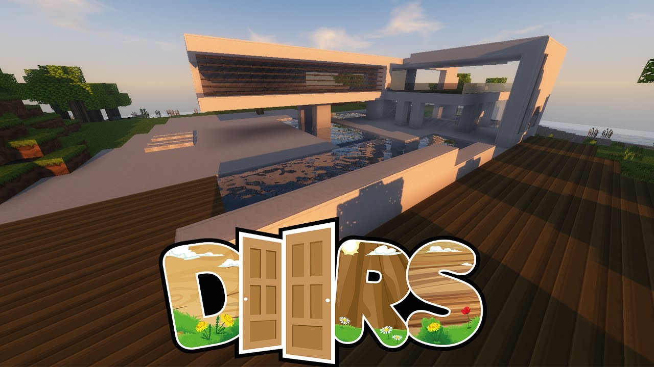 hypixel skyblock redstone MEIN MODERN-FUTURISTISCHES HAUS! - DOORS - 10 - Minecraft Doors