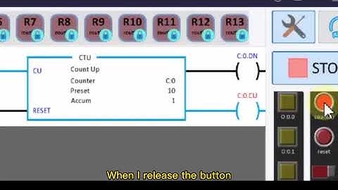 PLC Ladder Simulator 2 -- Counters