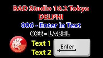 Rad Studio Delphi 003 Label - 006 Enter in text