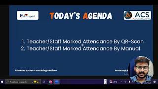 Eduuxpert Teacher / staff Attendance Module | Manual & QR Code Digital Attendance Explained