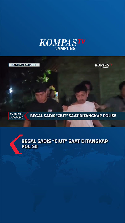 Begal Sadis “Ciut” saat Ditangkap Polisi! #shorts