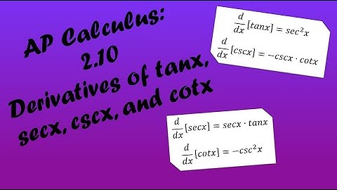AP Calculus AB/BC Lesson 2.10