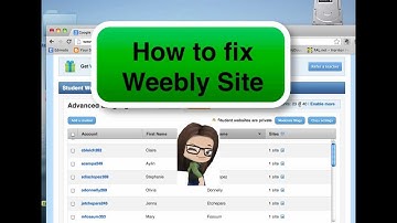 Publishing a Student Weebly Site.mp4