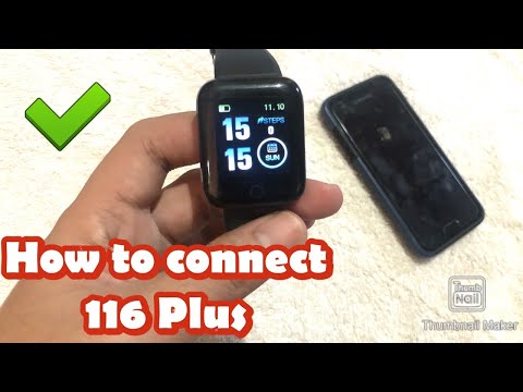 HOW TO CONNECT 116 Plus SMART WATCH TO YOUR SMARTPHONE | TUTORIAL |