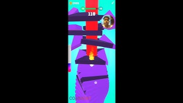 Stack ball game level 68🎯🏀 #shorts #instagram #youtubeshorts #playstation #video #games #gameplay