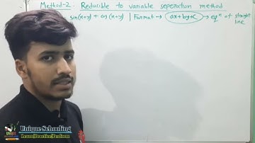 Reducible To Variable Separation Method(Engineering Mathematics) Lecture-3[বাংলা]