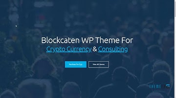 Blockcaten Crypto Currency and Consulting WordPress Theme      Dirk D