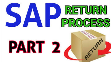 Return Process Part 2: How To Return In Sap (hindi)