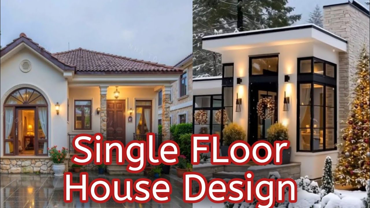 Best Single Floor House Design | Single Storey House Design | Ground Floor Design |House Tour 