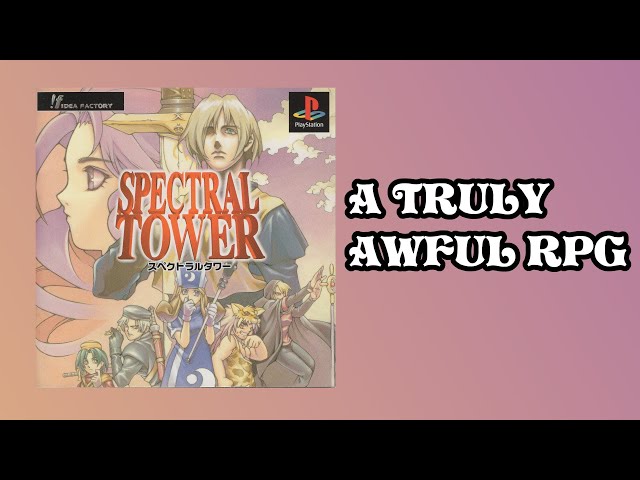 Jeu Spectral Tower PS1 NTSC‑J Japon – Complet, état Correct, édition Idea Factory
