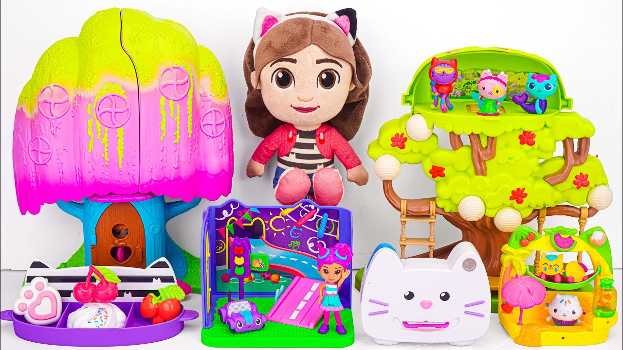 GABBY’S DOLLHOUSE Collection Unboxing | Gabby's Dollhouse Carlita Purr-ific Play Room Playset
