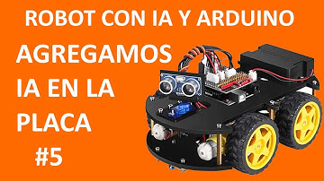 Robot con arduino e inteligencia artificial. Cargamos nuestro programa en la placa(5/6)