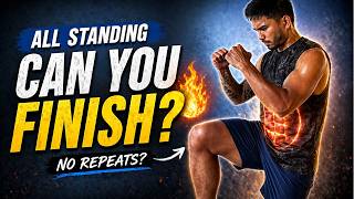 40 Minute All Standing Abs HIIT Workout (No Jumping, No Repeats) At Home