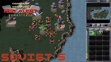 Command & Conquer Red Alert Remastered - Soviet Mission 5 - DISTANT THUNDER (Hard)