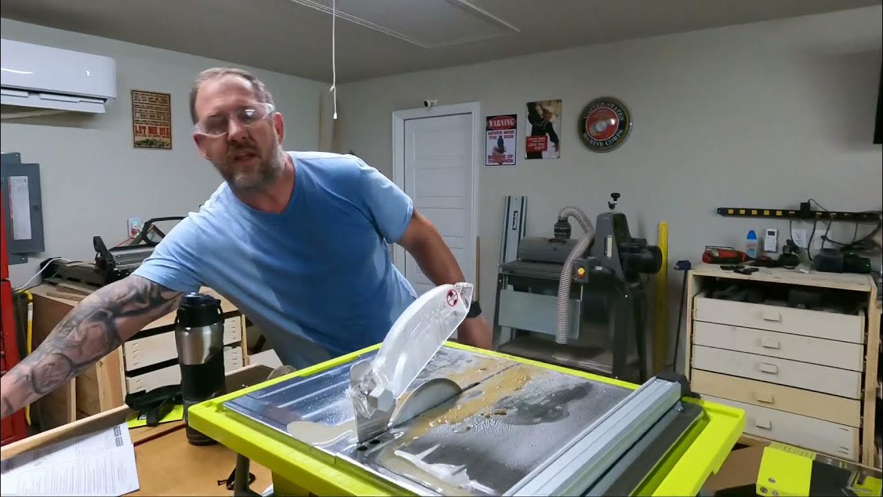 Cutting geodes with a tile saw! YouTube