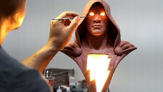 The Rock - Дуэйн Джонсон, супергерой DC (2022), создание скульптуры Черного Адам, часть2