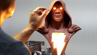 The Rock - Dwayne Johnson DC Super Hero (2022) Black Adam Sculpture Making part2