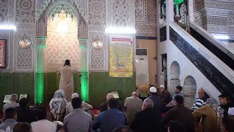 القارئ حسن الزبيدي يرفع الاذان الثاني ليوم الجمعة 12/1 في جامع 17 رمضان