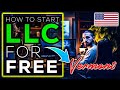 How To Start an LLC in Vermont For FREE [NEW 2023] 🇺🇸