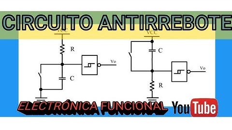 Circuito antirrebote: funcionamiento y aplicación