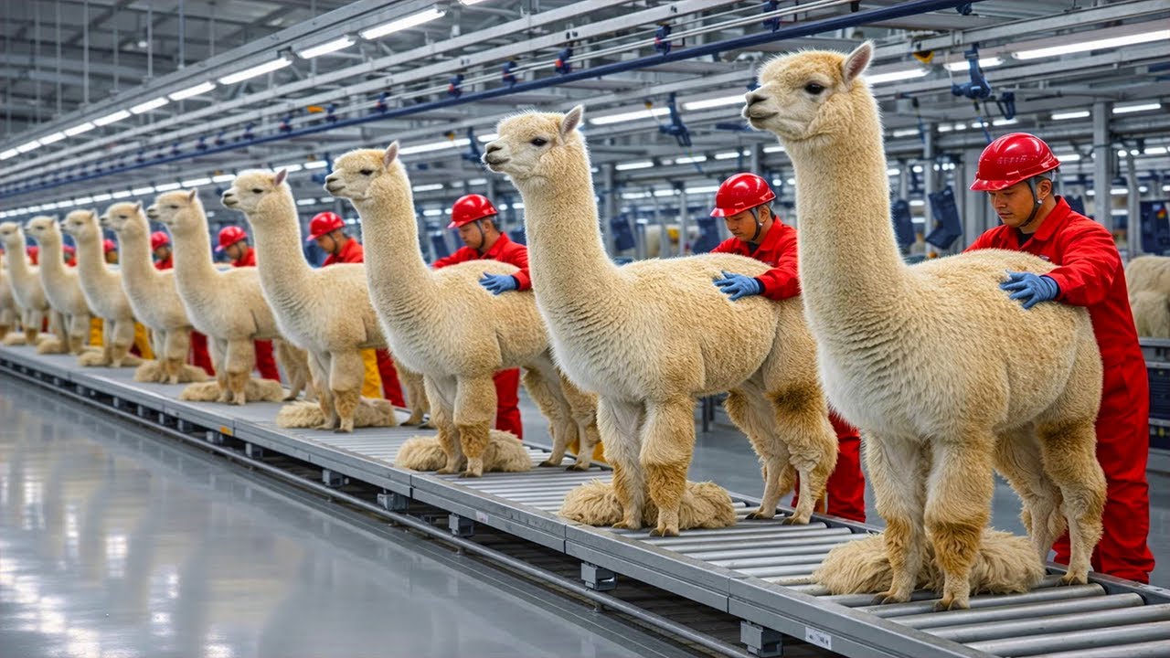Inside an Alpaca Leather Factory | How Alpaca Skin Is Processed at Scale