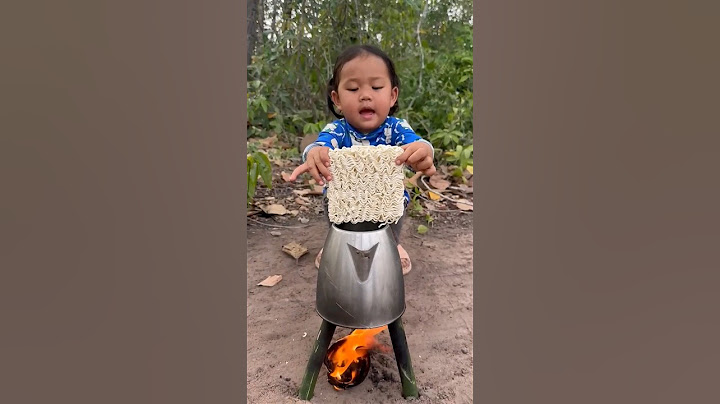 Survival Skills- Single mom show SMART ideas and USEFUL with noodles in forest #camping #bushcraft