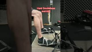 Hard Doublebass exercise! #drum #shorts