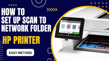 SET UP SCAN TO A NETWORK FOLDER IN HP PRINTER| LASERJET |EMBEDDED WEB SERVER CONFIGURATION #printer