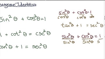 [Math][Precalculus]-Pythagorean Identities-Concept Video