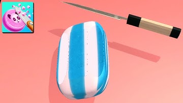 Soap Cutting ASMR slicing game Very satisfying and relaxing Gameplay Walkthrough MAXFJK33