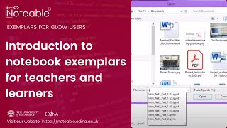 Introduction to notebook exemplars for teachers and learners with Noteable