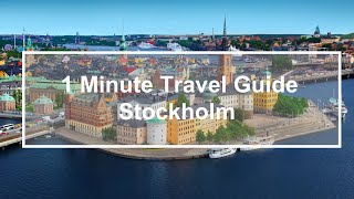 Sweden, Stockholm Travel Guide : 1 Minute Travel Guide #travel #travelguide #sweden #stockholm