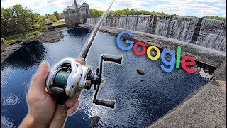 INTENSE GOOGLE MAPS FISHING CHALLENGE! (Exploring URBAN Boston Creeks & Lakes) screenshot 5