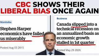 CBC Gives Mark Carney a Pass - DOWNPLAYS Recession