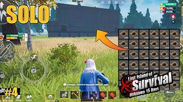 Solo Journey Part 4 |  Lucky Bloody Big Base Raid  Last Island Of Survival