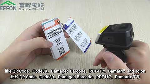 Effon EF02 Industrial Wearable Ring Barcode Scanner