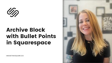 How to add bullet points to an archive index in Squarespace // Squarespace Code Tutorial