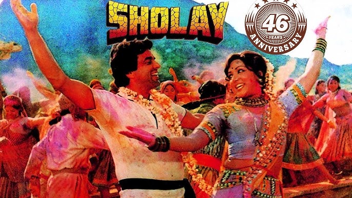Holi Ke Din Dil Khil Jate Hain | Sholay Song (1975) | Hema Malini | Dharmendra | Holi Song - YouTube