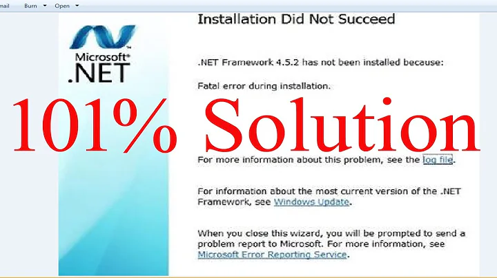 NET framework installation did not succeed II error HRESULT 0xc8000222 II Net Framework Blocking