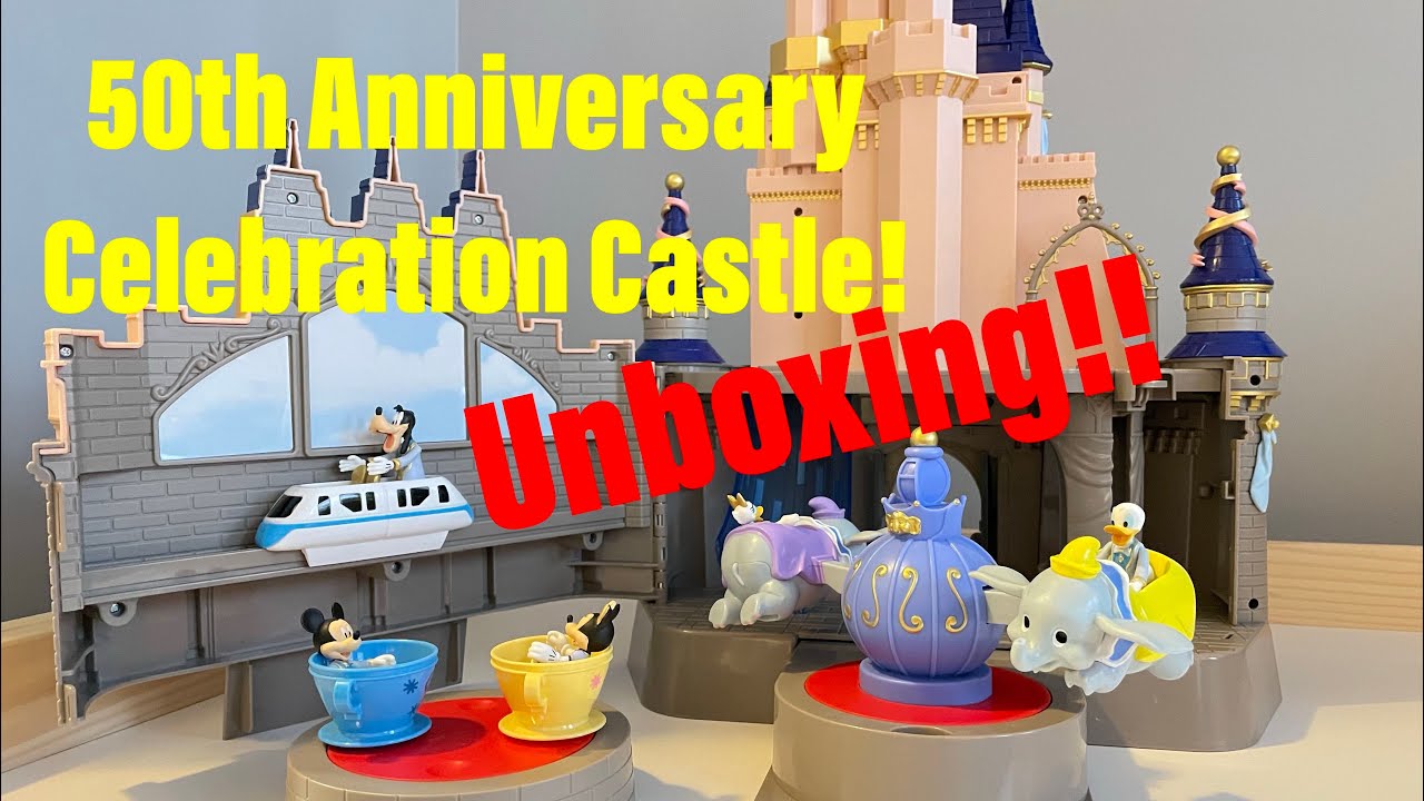 Unboxing the Disney World 50th Anniversary Cinderella Castle Play