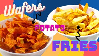 FRENCH FRIES | POTATO WAFERS | BY SHEEJA EDWARD