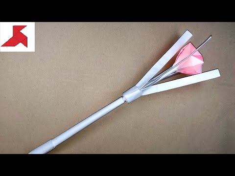 DIY - Как сделать ПОСОХ ВОЛШЕБНИКА из бумаги а4 своими руками