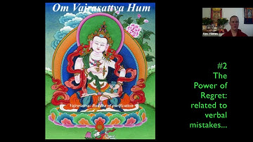 Evening Meditation: Vajrasattva with the 4 Opponent Powers (to Purify Negative Karma)
