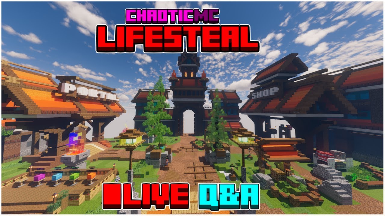 🔴 LIVE ChaoticMC LIFESTEAL! - Q&A + Server Setup - YouTube
