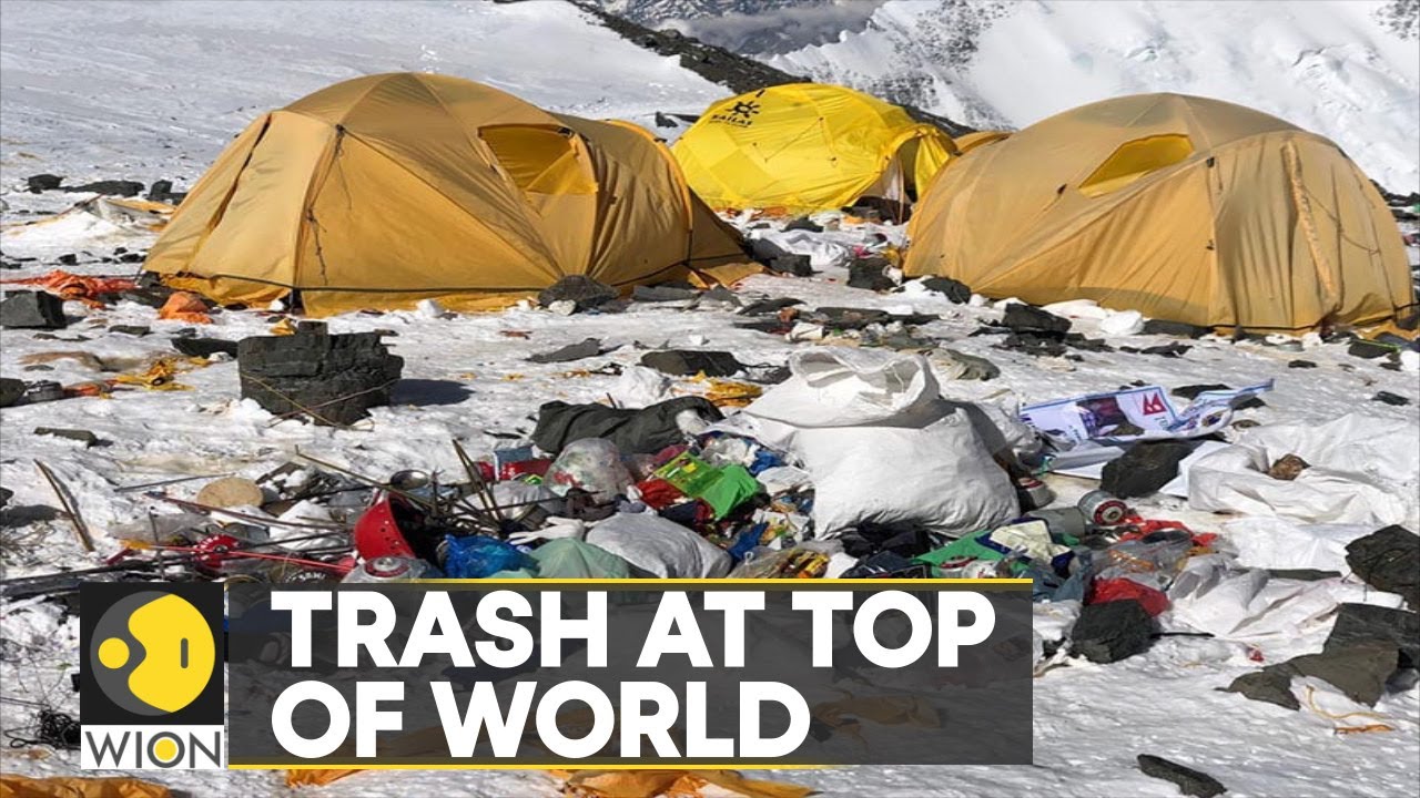 Trash and Overcrowding at the Top of the World