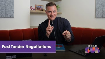 Post Tender Negotiations