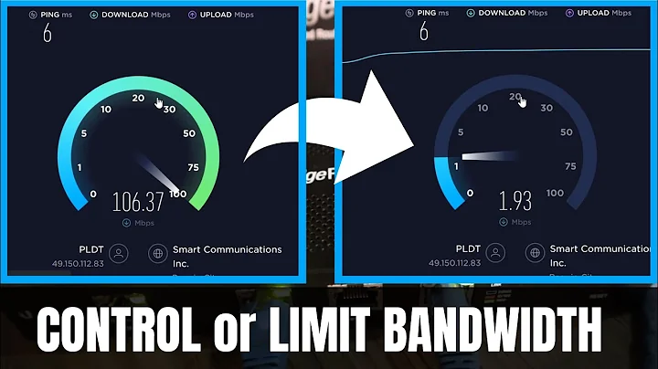 Control or Limit Bandwidth Internet Speed of each User