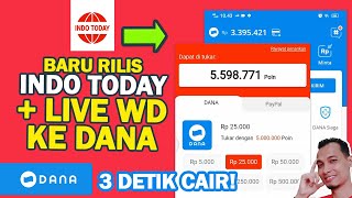 Review Aplikasi INDO TODAY dan Cara Live Withdrawnya ke DANA screenshot 1