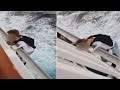 Heart-Stopping Video Shows Daredevil Cruise Passenger Hanging Off Ship